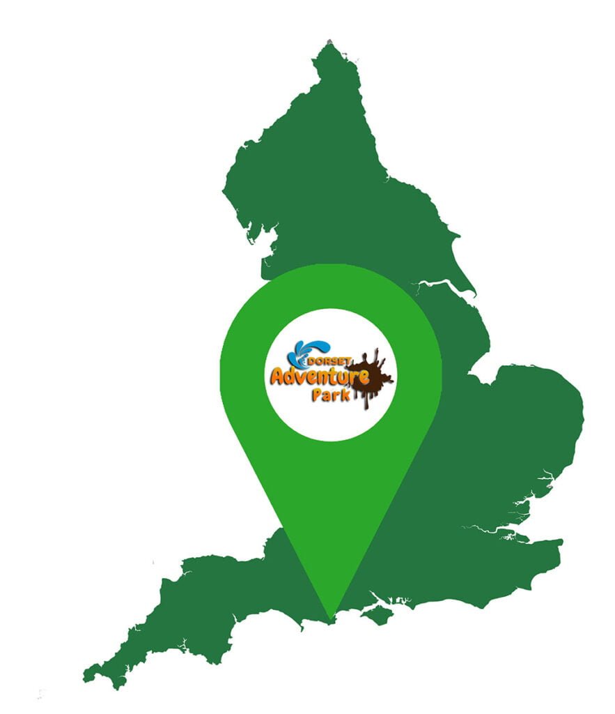 Map of Dorset Adventure Park